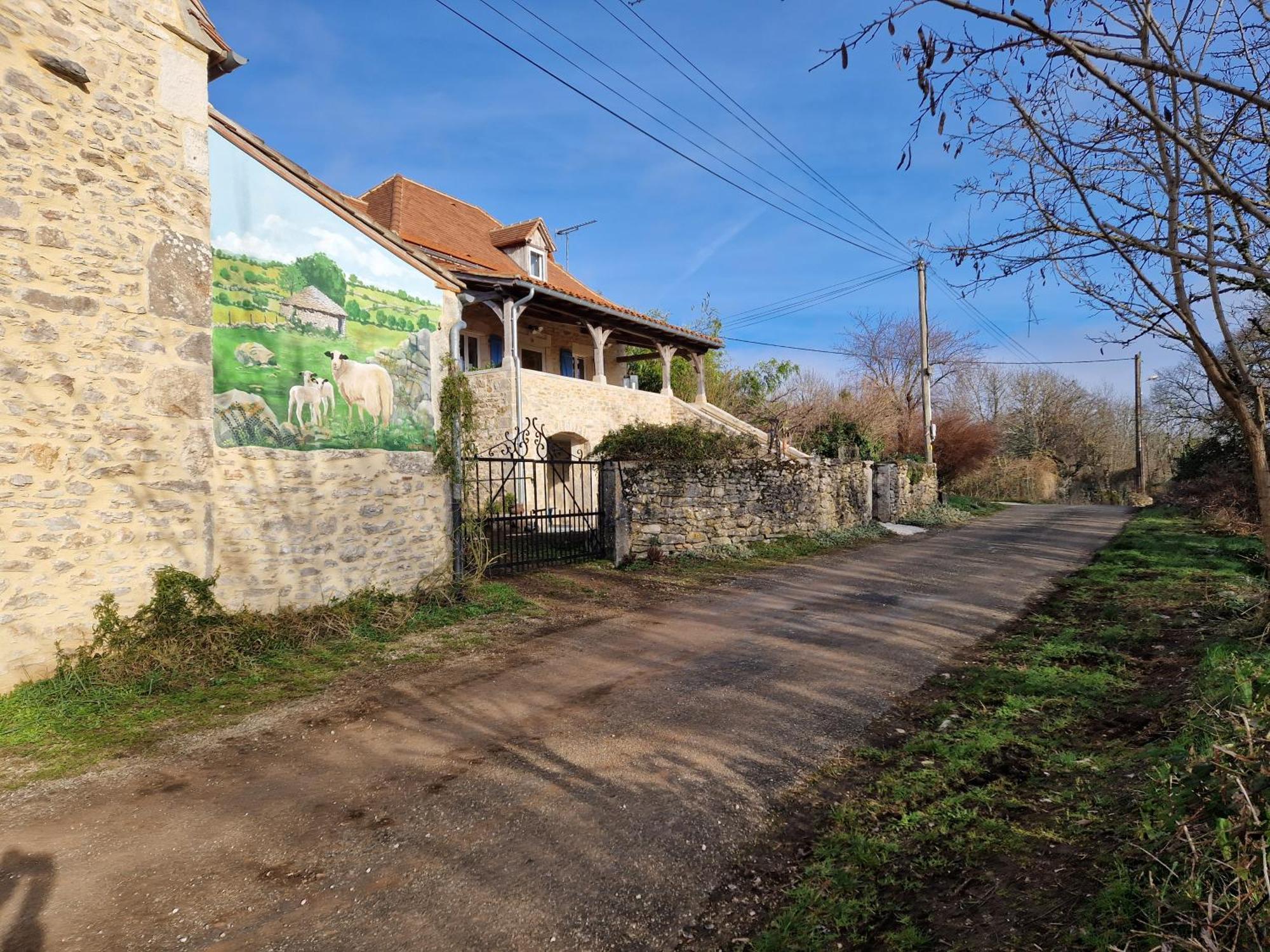 Maison Quercynoise En Pierre Concots Exteriör bild